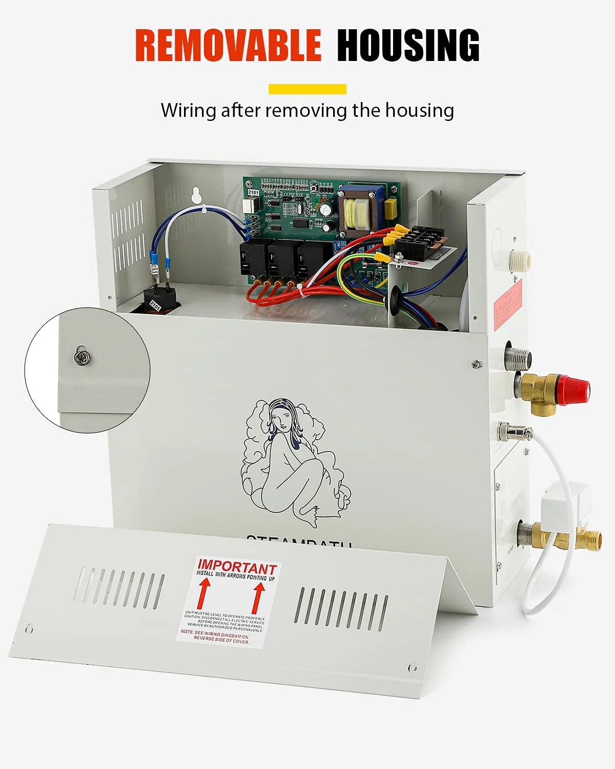 Steam Sauna Generator 9Kw - 2026 Generatore di vapore di lusso