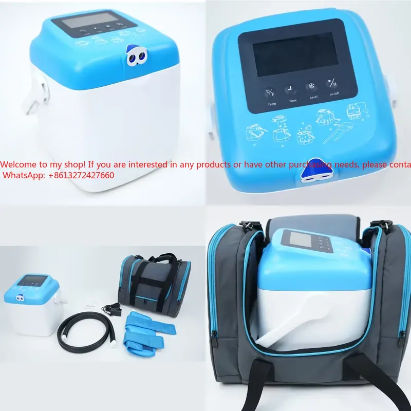 Compression Boots Recovery - Stivali per Crioterapia con Acqua Ghiacciata,