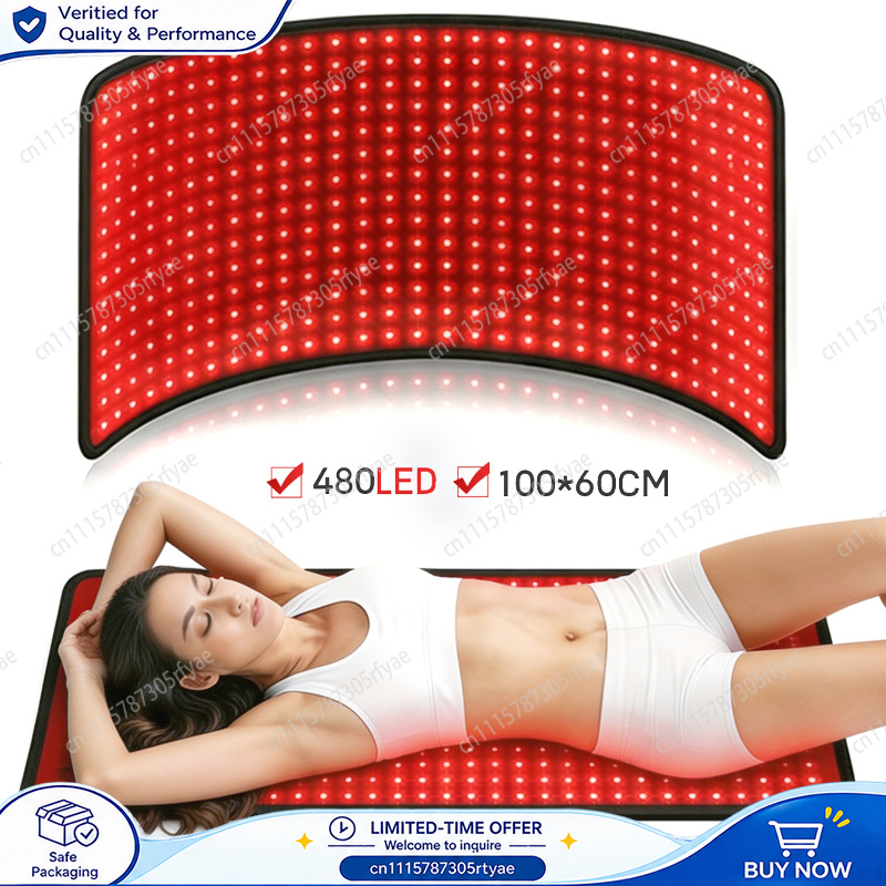 Red Light Therapy Mat Full Body - Tappetino per Terapia a Luce Rossa