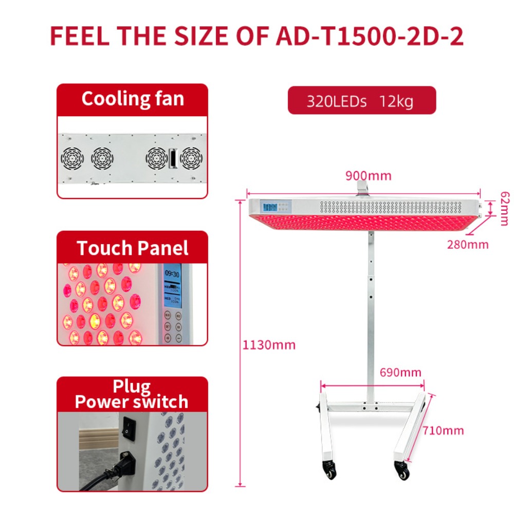 Pannello LED a Infrarossi Ross - Red Light Therapy Panel 1500W recensione e prezzo