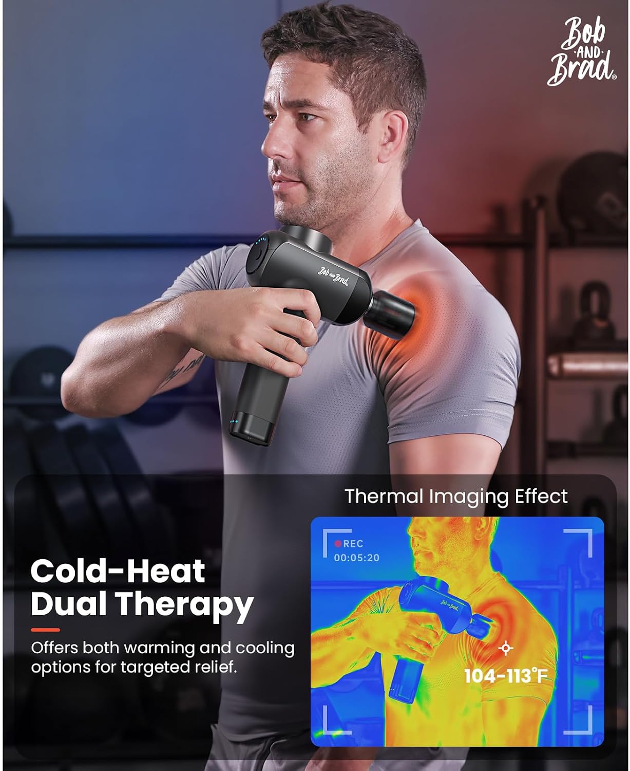 BOB AND BRAD X6 Pro Max Pistol - Massage Gun Percussion Deep Tissue recensione e prezzo