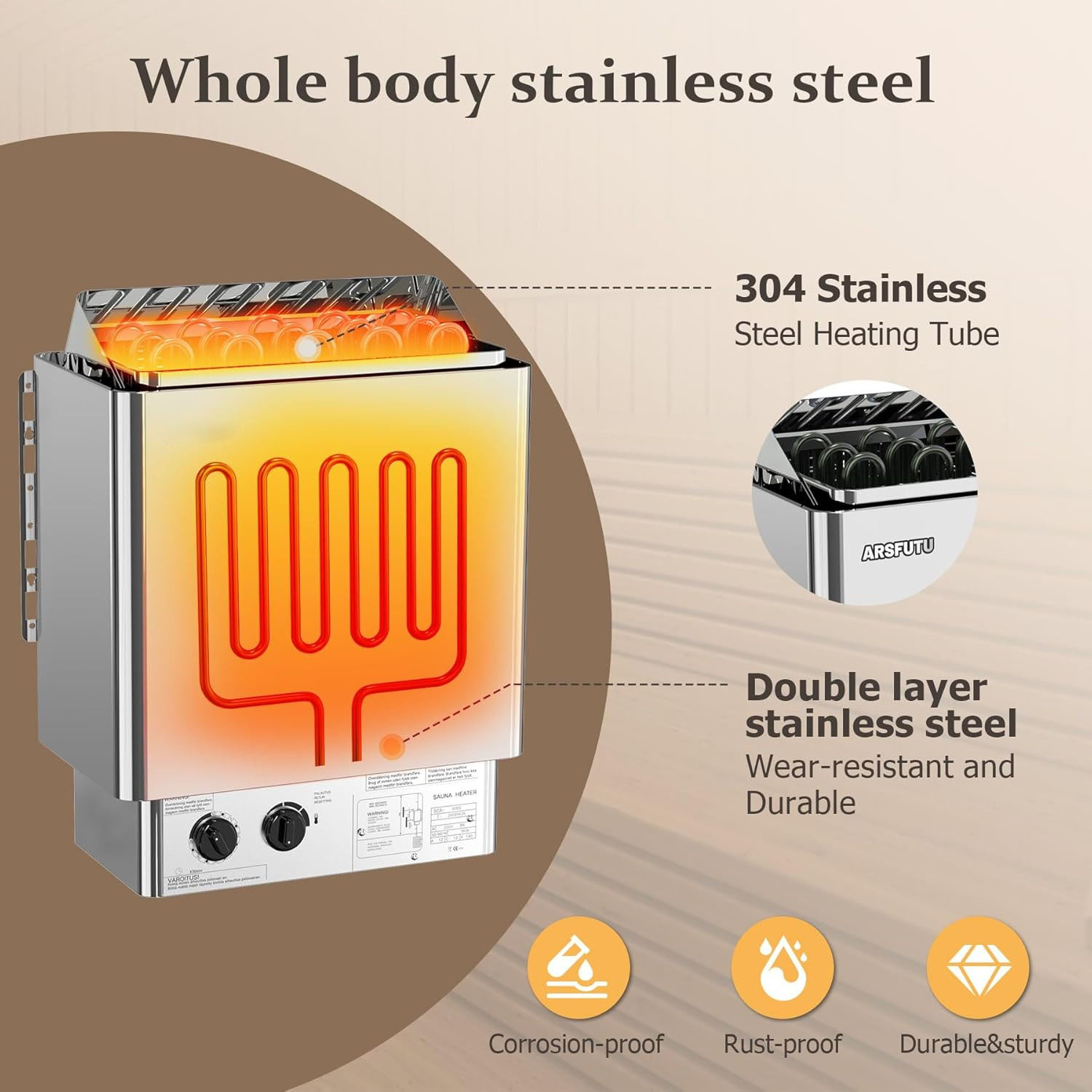 Stufa Elettrica per Sauna a Va - Sauna Heater 6Kw Electric recensione e prezzo