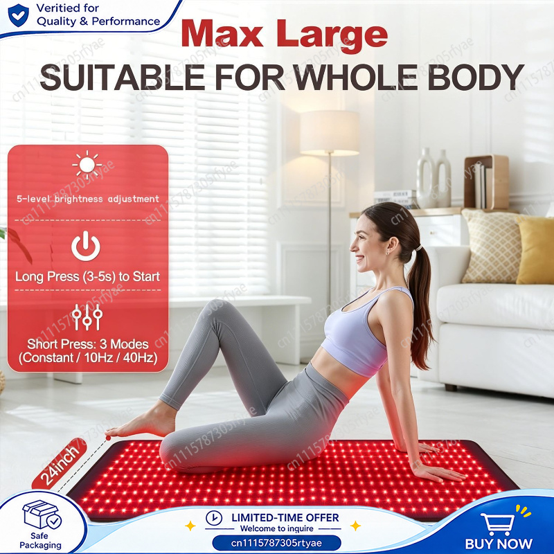 Tappetino per Terapia a Luce R - Red Light Therapy Mat Full Body recensione e prezzo