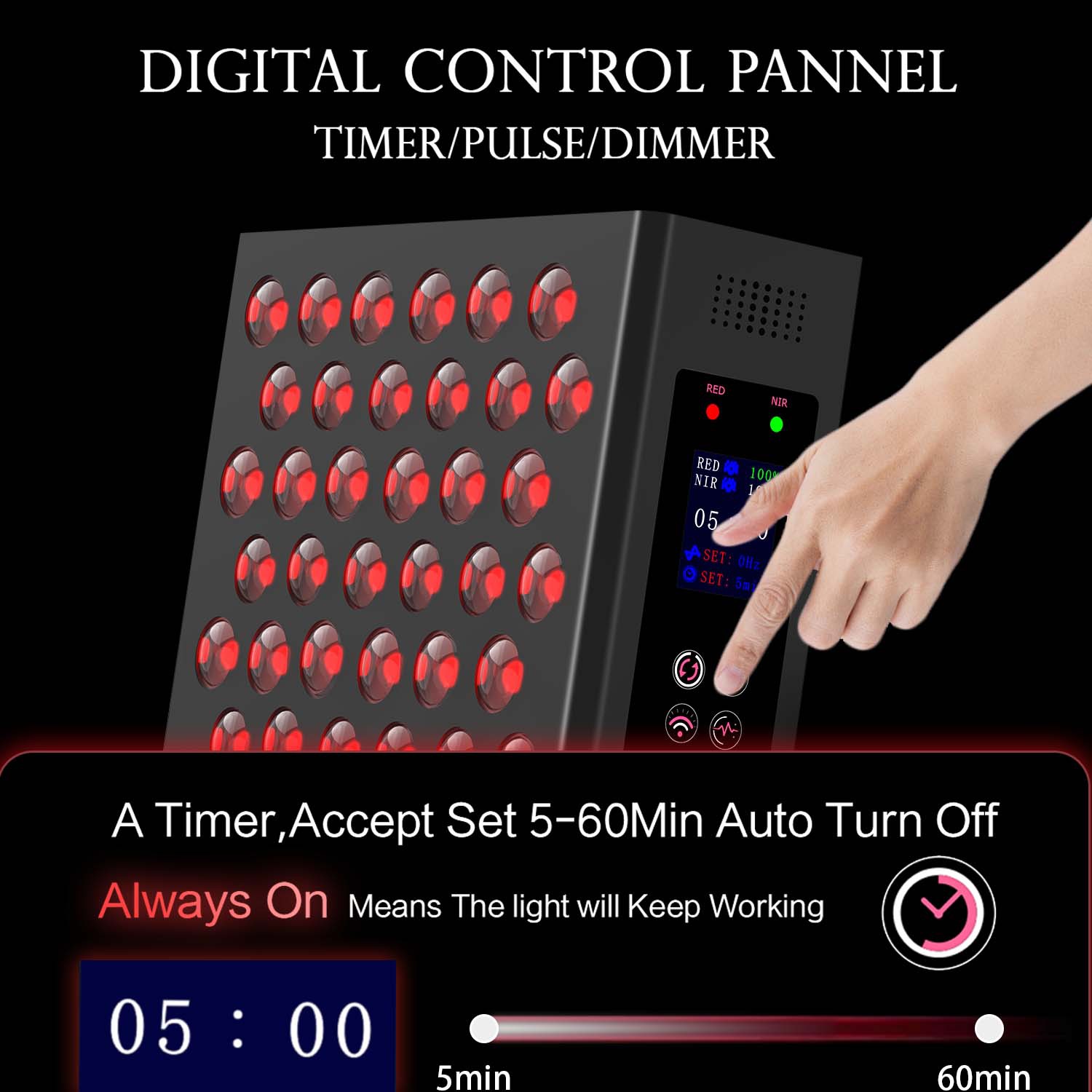 Lampada da pannello per terapi - Red Light Therapy Panel 1500W recensione e prezzo
